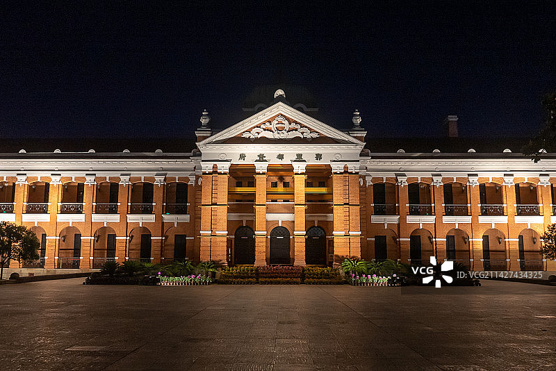 辛亥革命武昌起义纪念馆夜景图片素材
