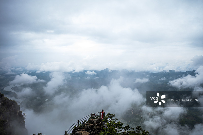 贵州省兴义市万峰林玉皇顶风光图片素材