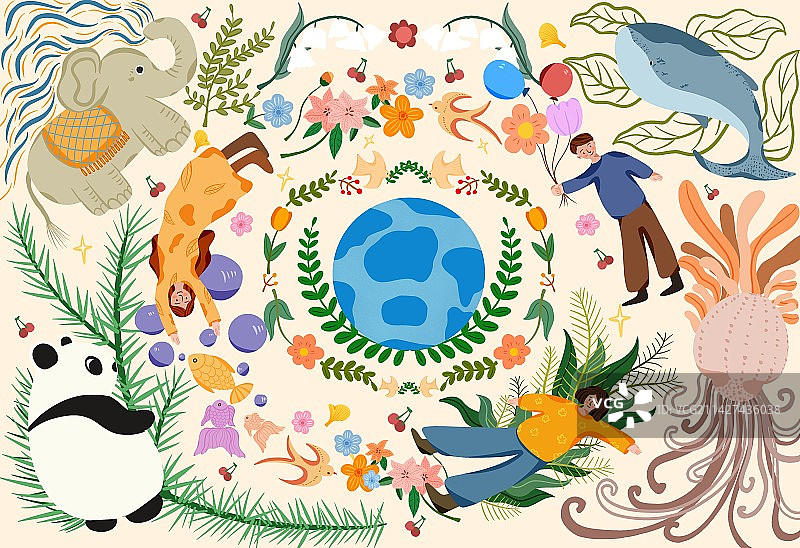 地球上的我们图片素材