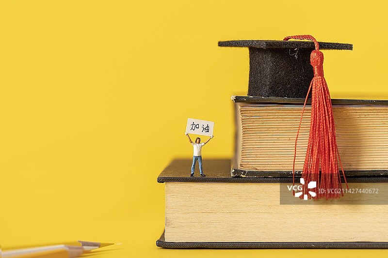 考试加油升学考试创意图片素材