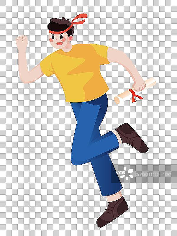 学习读书考试冲刺人物图片素材