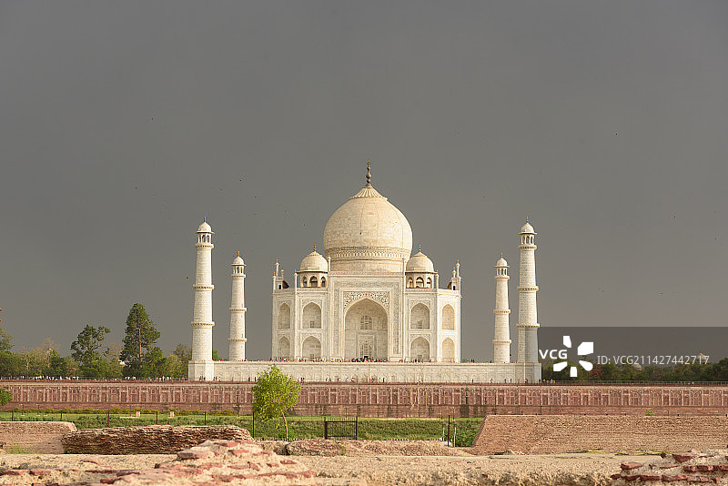 历史建筑印度泰姬陵景观图片素材