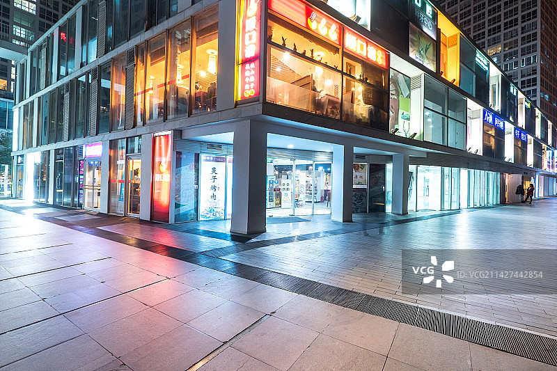 三里屯街道夜景图片素材