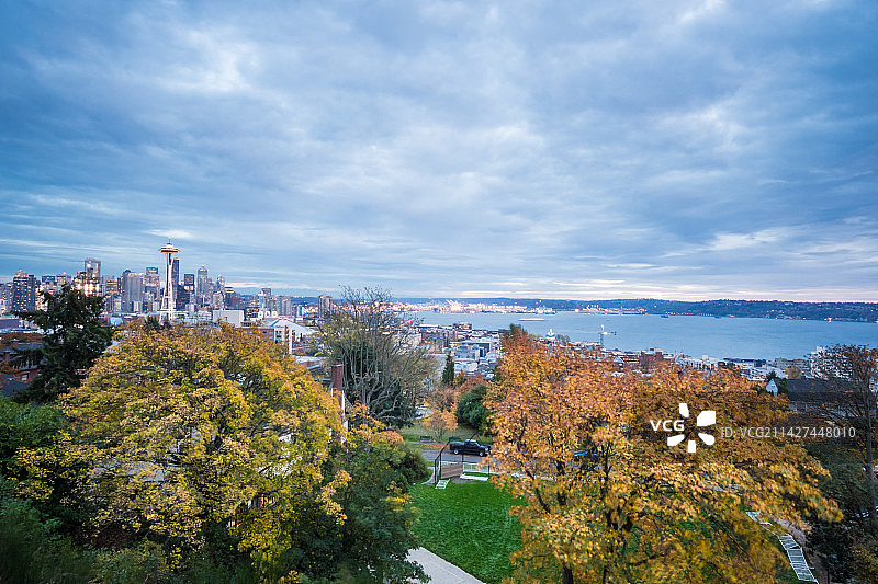 西雅图城市风光图片素材