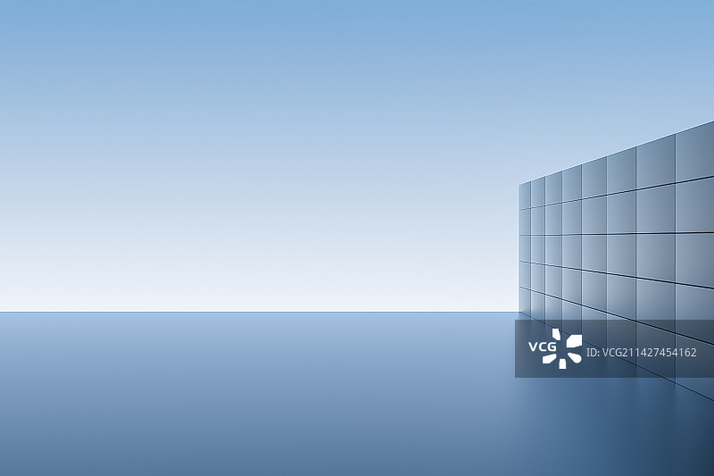 三维渲染建筑空间背景平台图片素材