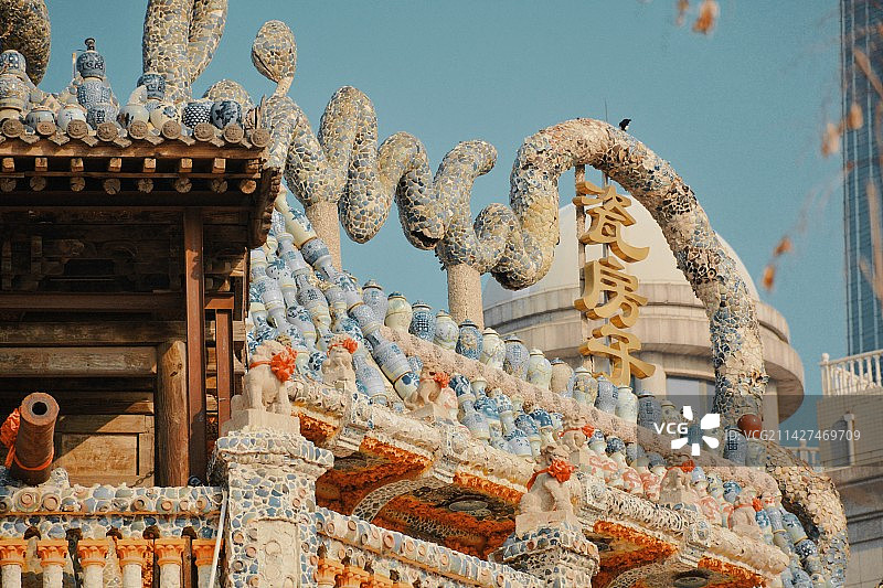 著名景点：瓷房子图片素材