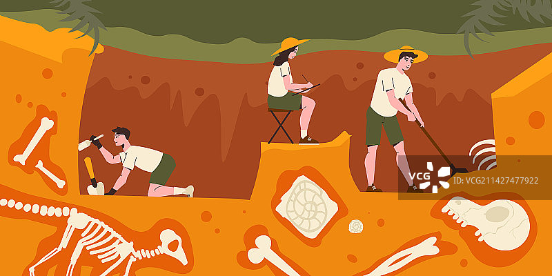 考古挖掘作品图片素材