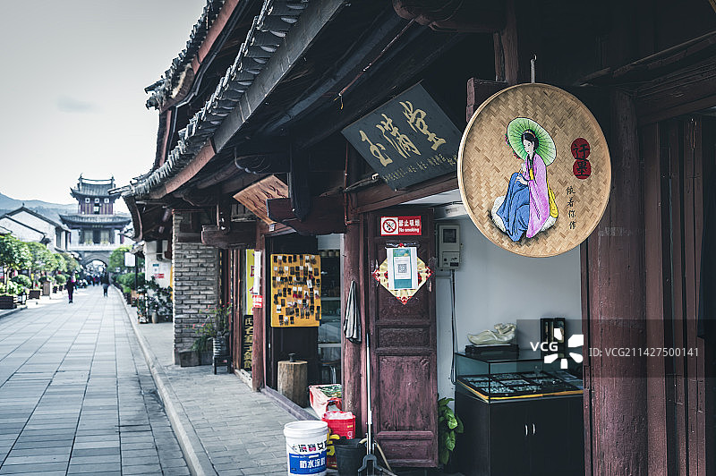 云南大理巍山古城图片素材