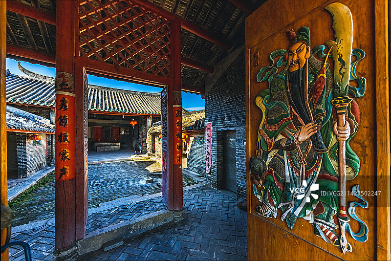广州从化宣星村古建筑图片素材