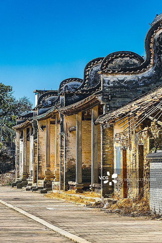 广州从化大江埔村古建筑图片素材