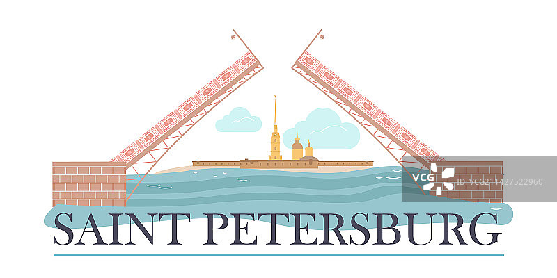 圣彼得堡文字排版图片素材