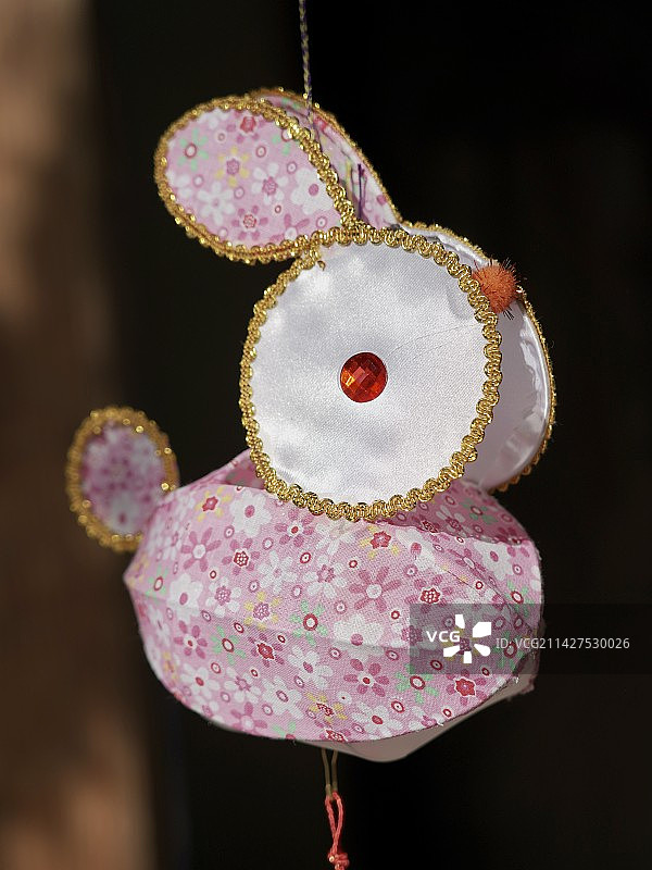 兔子折纸灯笼 中国传统文化图片素材