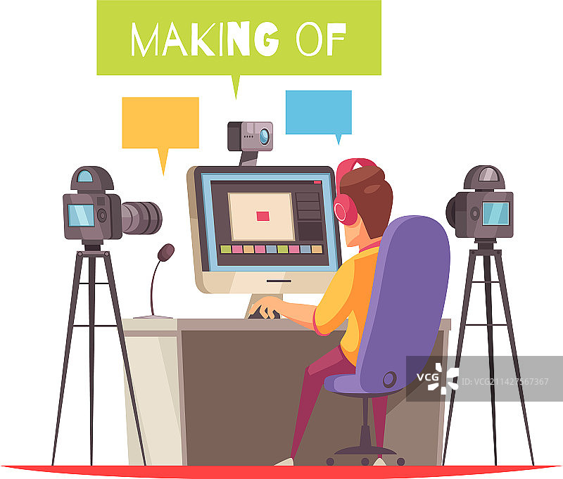 博主创作构成图片素材