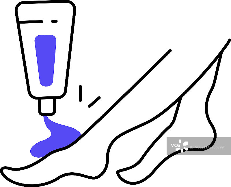 足部护理乳液图片素材