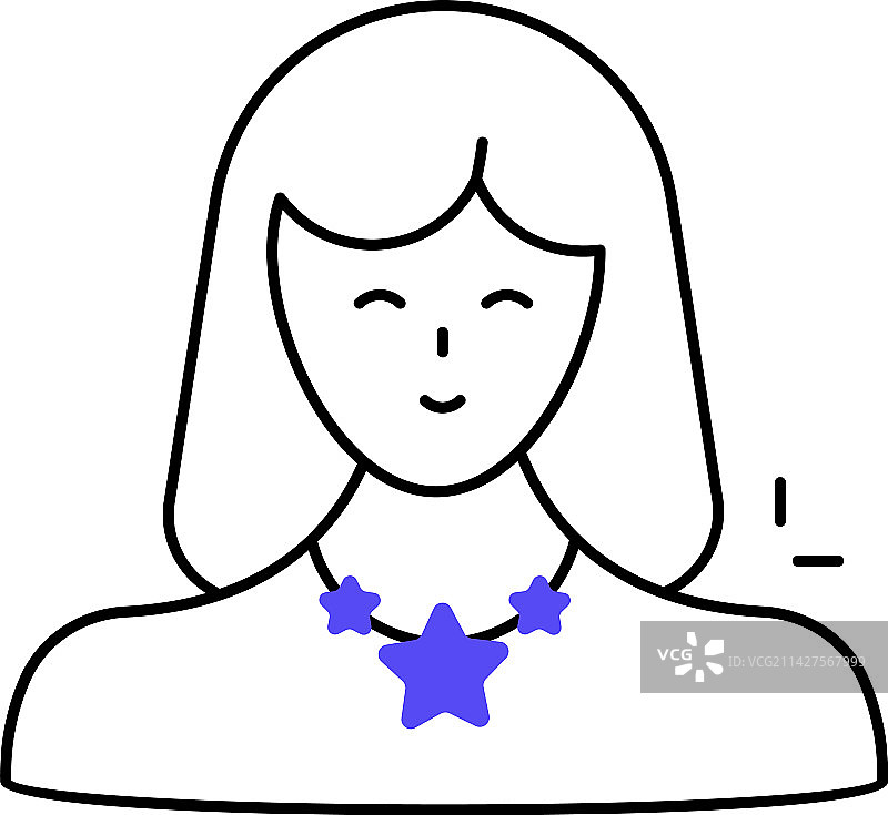 女人项链图片素材