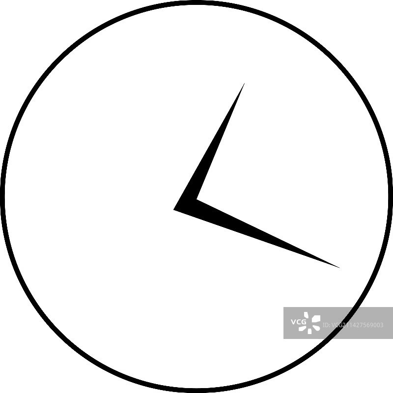 钟表面图标时间符号墙壁计时器图片素材