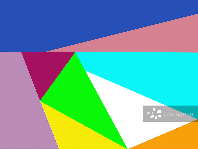 不同色彩构成的规则几何图形图片素材