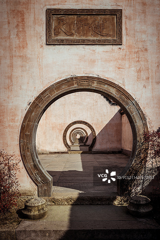 安徽黄山呈坎旅游风光图片素材