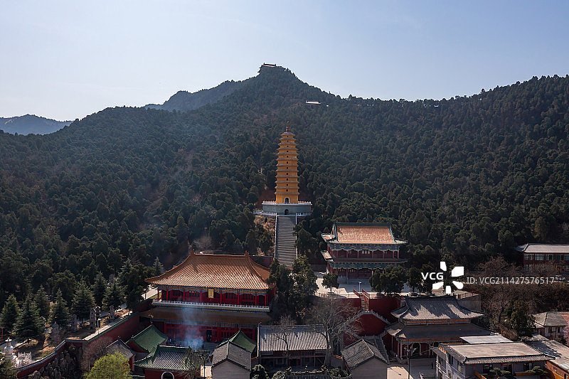 河南洛阳灵山寺  宜阳灵山寺 全国重点文物保护单位  旅游景点图片素材