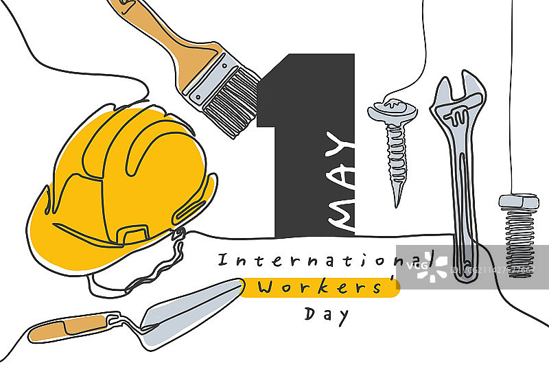 感恩有您劳动节快乐图片素材