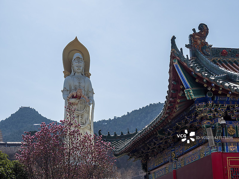 河南洛阳灵山寺  宜阳灵山寺 全国重点文物保护单位  旅游景点图片素材