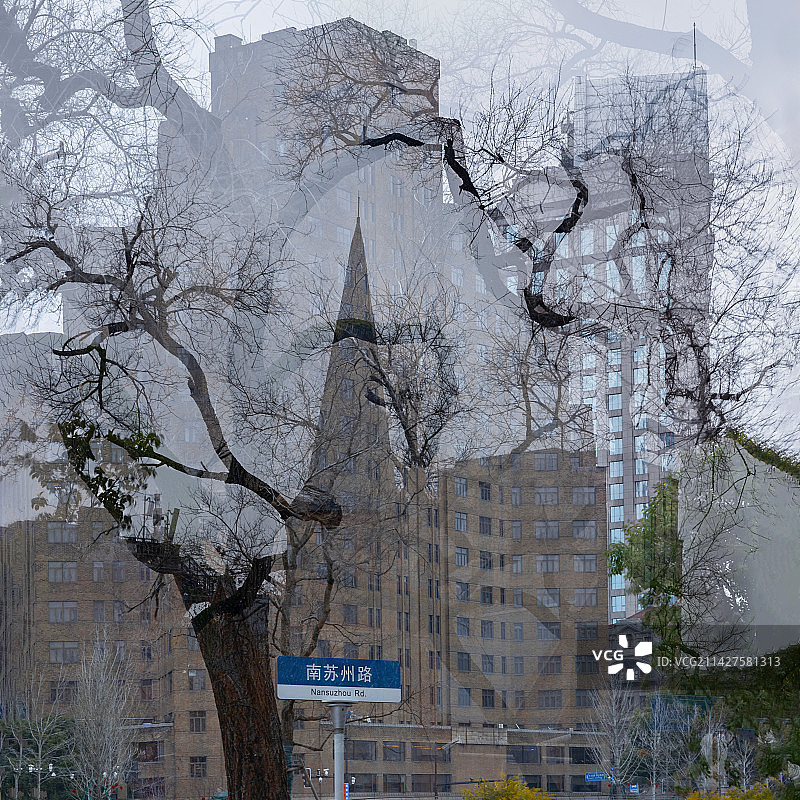 上海城市景观图片素材