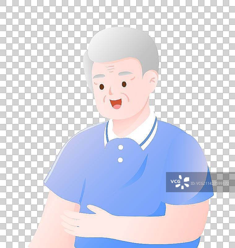 老爷爷元素图片素材
