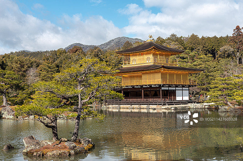 日本京都金阁寺图片素材