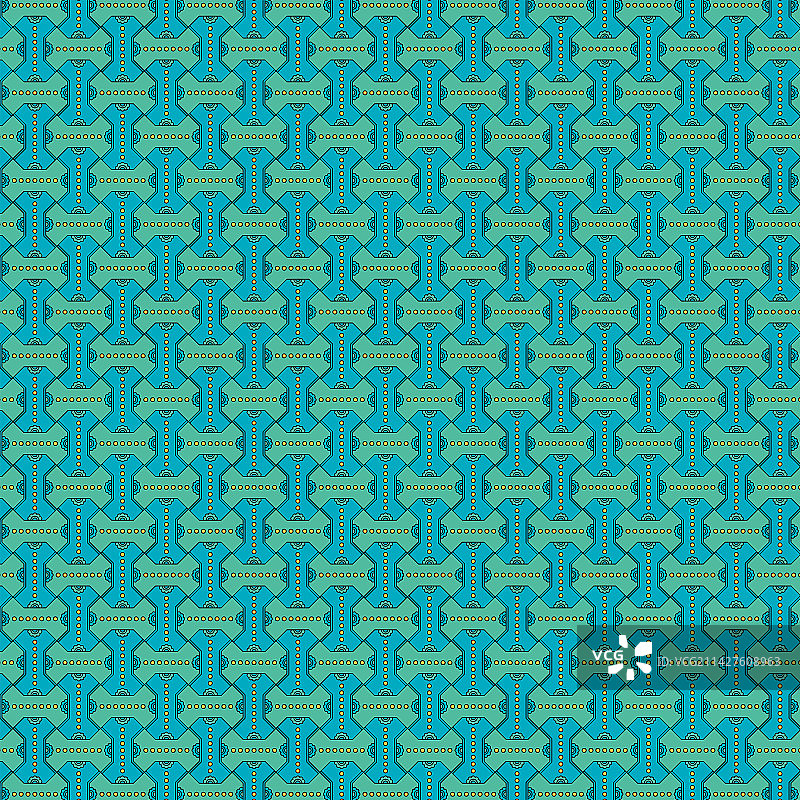 中国传统银锭连续纹样背景图片素材