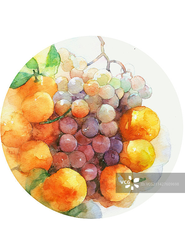 一盘水果图片素材