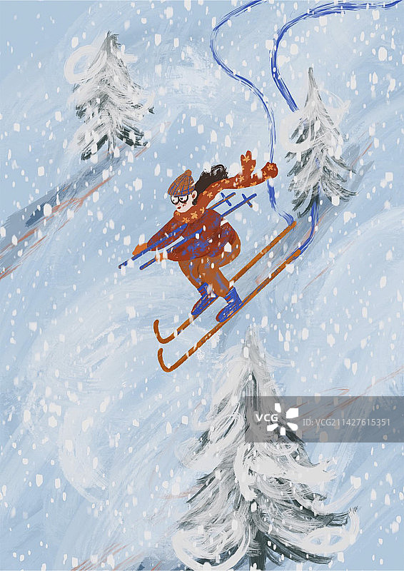 滑雪场图片素材