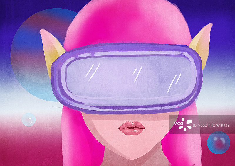 太空女孩图片素材