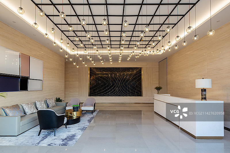 写字楼前台图片素材