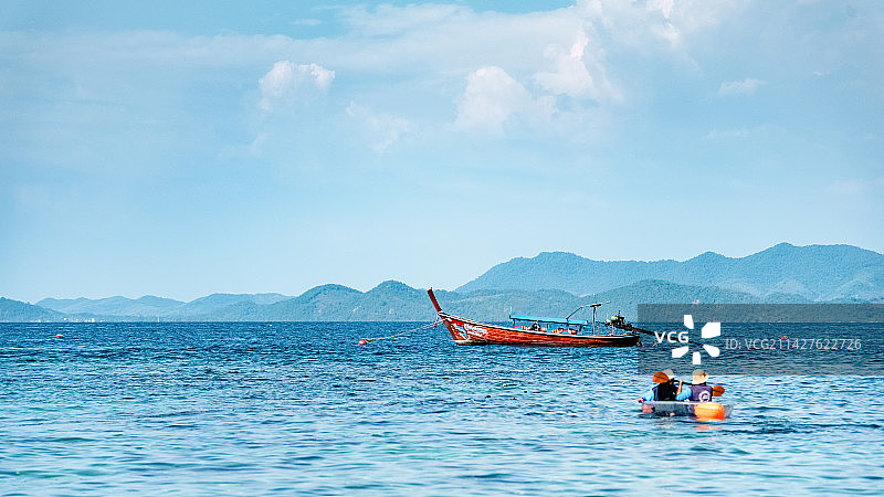 东南亚泰国曼谷普吉岛 皮皮岛海滩风景图片素材