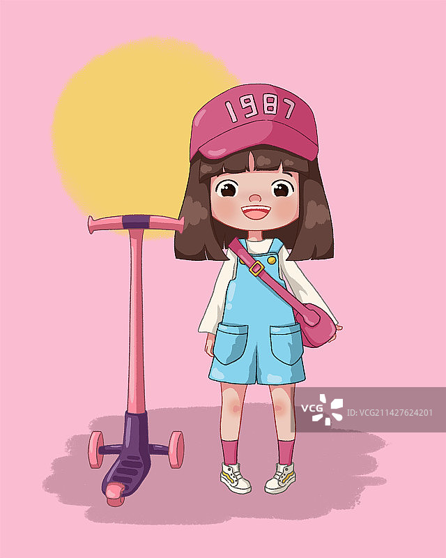 小女孩图片素材