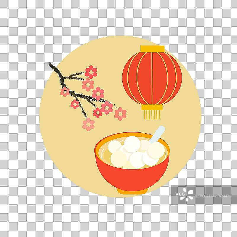 元宵节、Ai插画元素图片素材