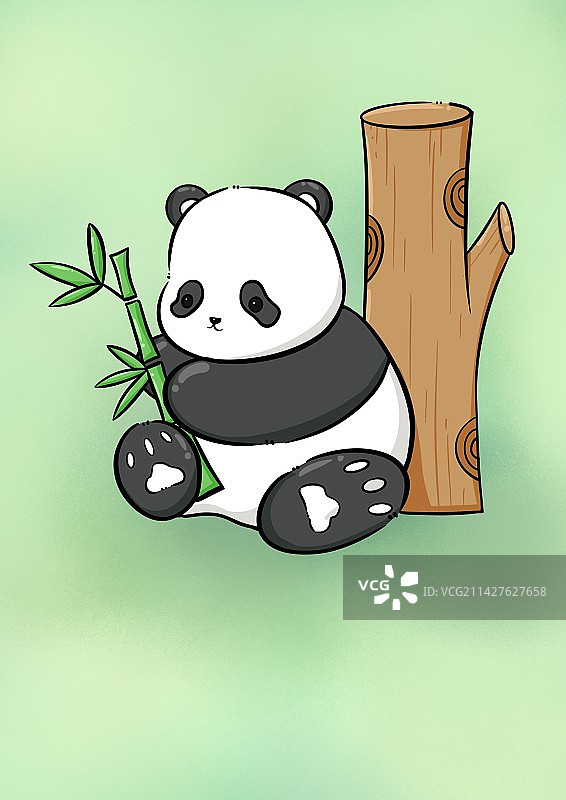 熊猫 花花图片素材