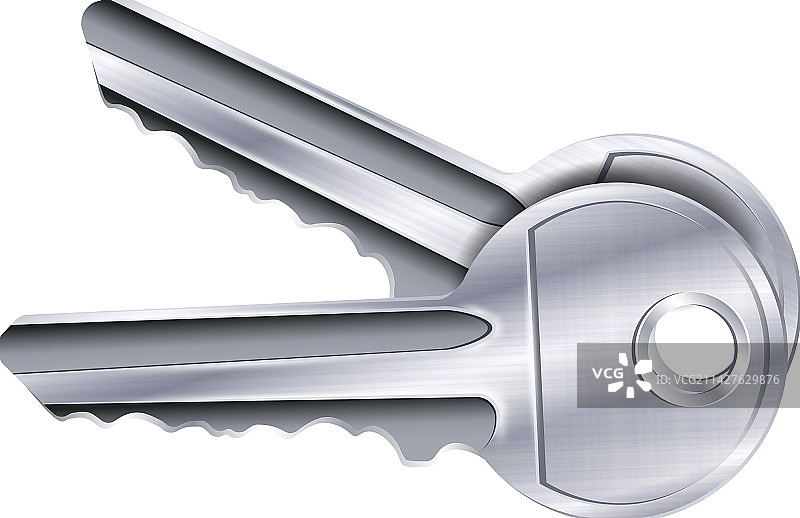 银色钥匙组合图片素材