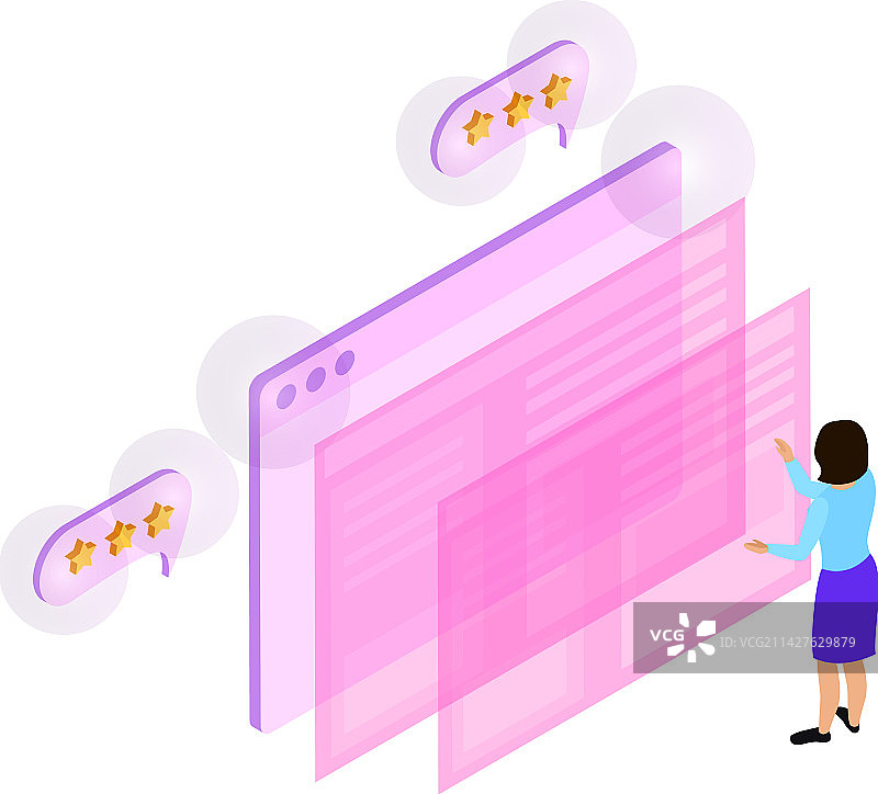 CRM评级层组合图片素材