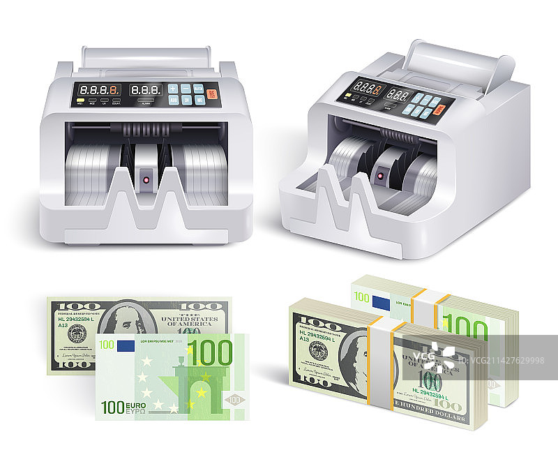 数钱图标合集图片素材