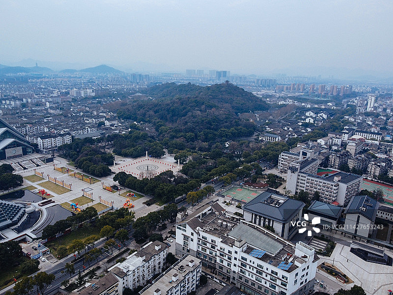 绍兴 解放路 八佰伴 蕺山公园  胜利路 绍兴城市广场 绍兴大剧院图片素材