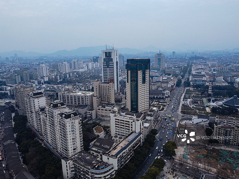 绍兴 解放路 八佰伴 蕺山公园  胜利路 绍兴城市广场 绍兴大剧院图片素材