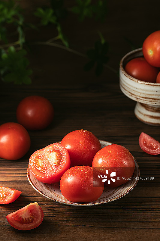 番茄和鸡蛋图片素材