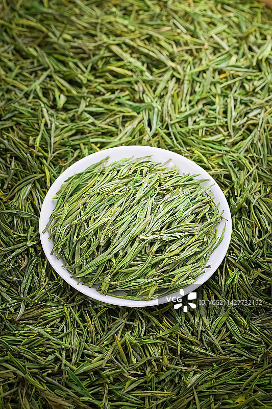 安吉白茶茶叶图片素材