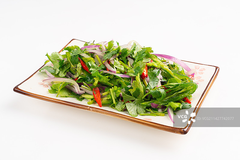 老虎菜图片素材