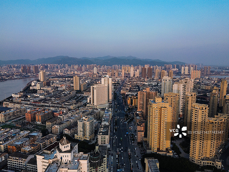 龙港市 瓯南大桥 龙港外滩 红日海景 龙港医院 龙港一中 文卫路图片素材