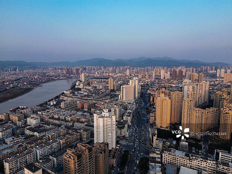 龙港市 瓯南大桥 龙港外滩 红日海景 龙港医院 龙港一中 文卫路图片素材