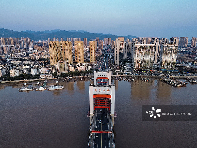 龙港市 瓯南大桥 龙港外滩 红日海景 龙港医院 龙港一中 文卫路图片素材