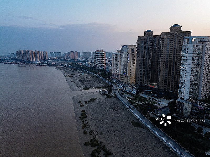龙港市 瓯南大桥 龙港外滩 红日海景 龙港医院 龙港一中 文卫路图片素材