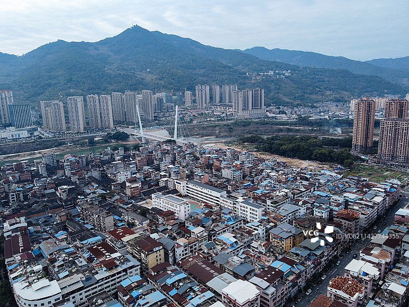 福安市 解放西路 广电大厦 富春公园 华兴大厦 春阳路 东百广场 富阳大桥图片素材